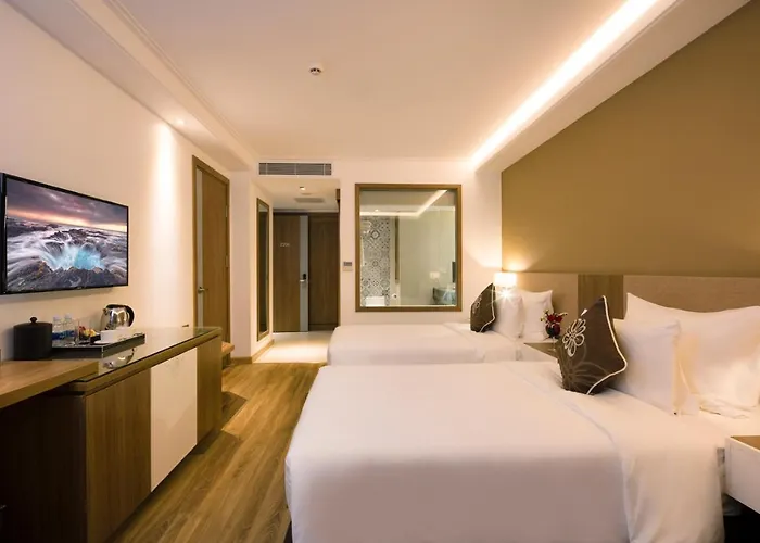 Deluxe Zimmer mit zwei Einzelbetten